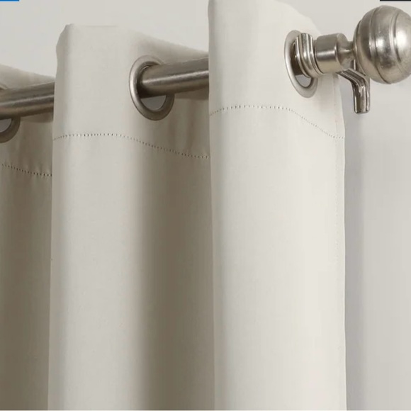 Sun Zero Saxon Energy Saving Blackout Grommet Curtain Panel; 2 Panels 54x84” - Picture 2 of 4